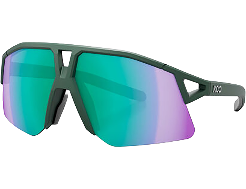 Balfes Bikes Koo Hype Sunglasses in Forest Green Matt/Green Mirror | Free postage over £30, £10 off first order, price match & 0% finance.