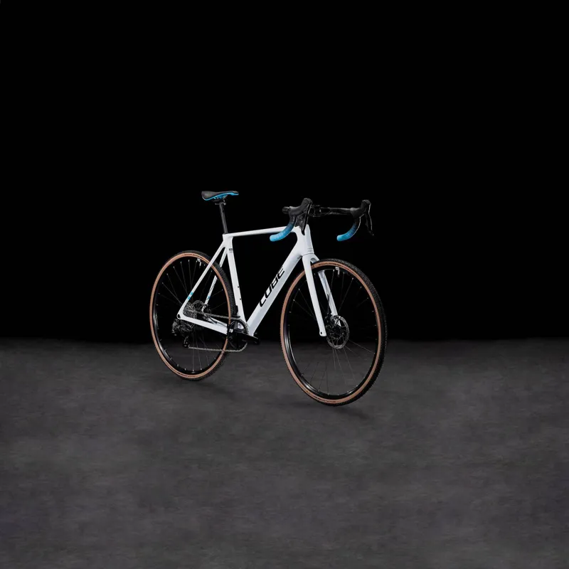 Cube Cross Race C:62 Race Gravel Bike 2026 in Polar White/Blue-6