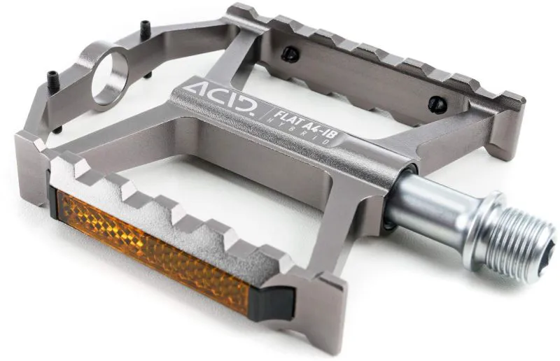 ACID A4-IB HYBRID FLAT PEDALS in silver-2