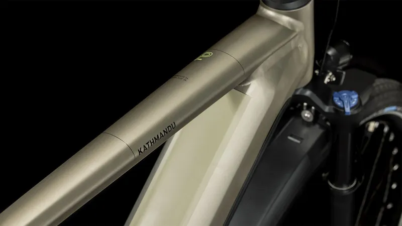 Cube Kathmandu Hybrid Pro 750 Electric Hybrid Bike 2024 in Flashstone/Black-2