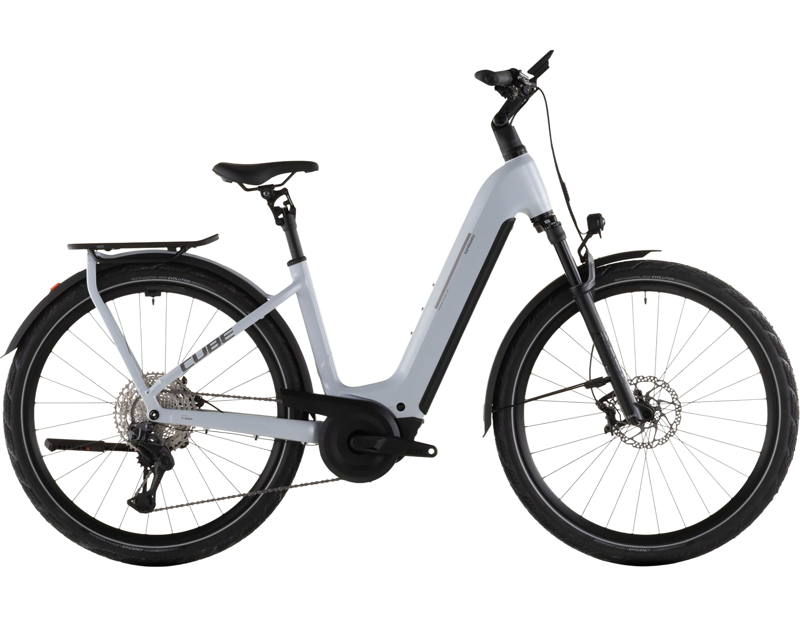 Balfes Bikes Cube Kathmandu Hybrid SLX 800 EE Electric Hybrid Bike 2026 in FogGrey/Grey | Free postage over £30, £10 off first order, price match & 0% finance.