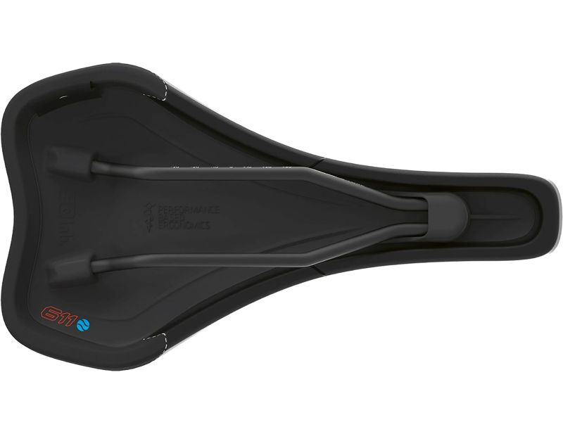 SQlab 611 Ergowave S-Tube Saddle in Black-4