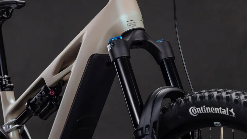 Cube Stereo Hybrid one77 HPC SLX 800 Full Suspension Electric Mountain Bike 2026 in Glinatsand/Black-6