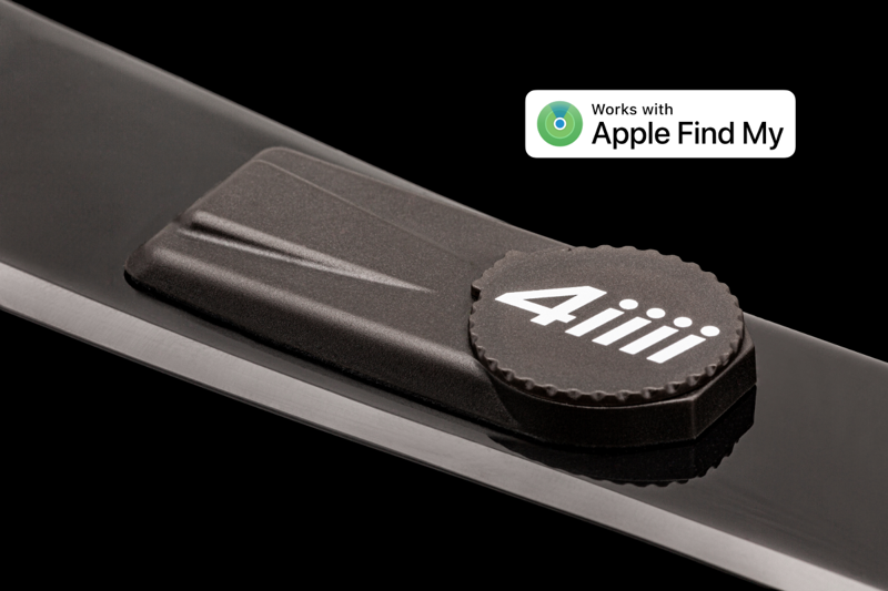 4iiii 105 - R7100 Precision 3+ Left Power Meter with Apple Find My in Black-1
