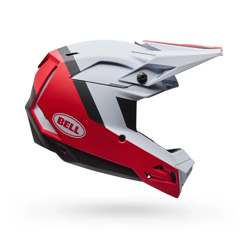 Bell Full-10 MIPS Level Set Full Face Helmet in White/Red-1