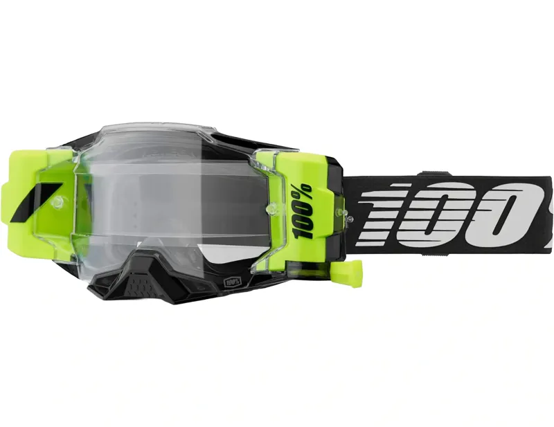 100% Armega Forecast Goggle in Black / Clear