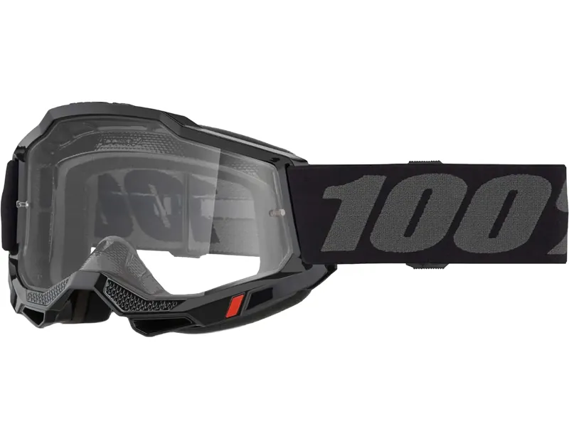 100 Percent ACCURI 2 Goggles in Black / Clear
