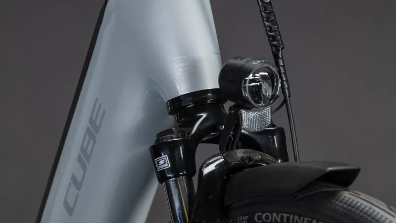 Cube Supreme Hybrid Comfort One 600 Easy Entry Electric Hybrid Bike 2026 in Foggrey/Reflex-6