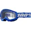 100 Percent Strata 2 Youth Clear Lens Goggles in Blue
