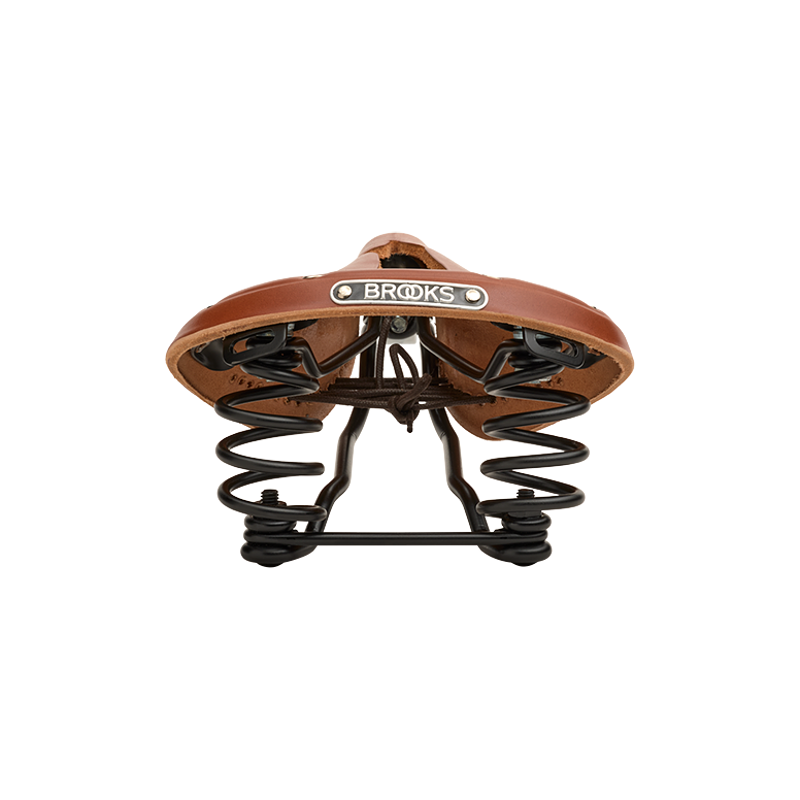 Brooks Flyer Carved Leather Saddle in Honey-5