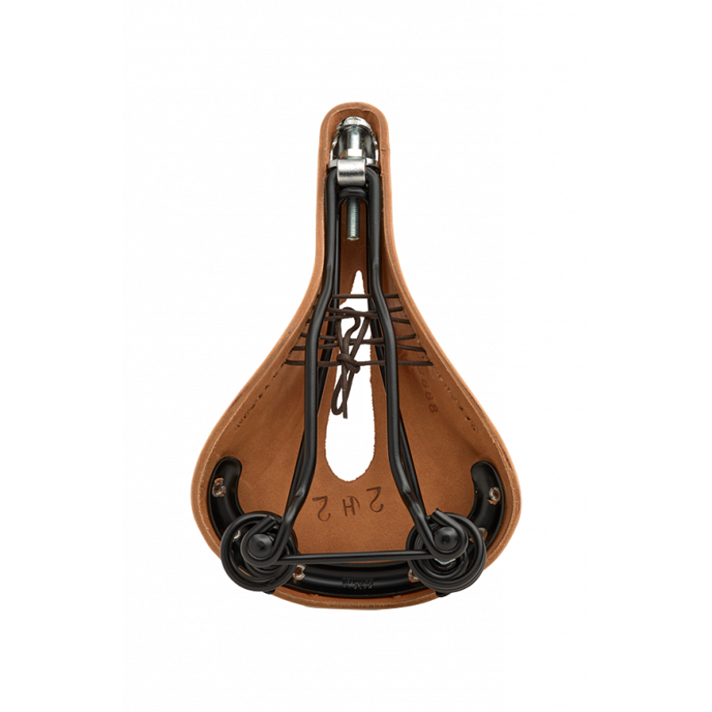 Brooks Flyer Carved Leather Saddle in Honey-3