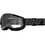 100% Strata 2 Clear Lens Goggles in Black
