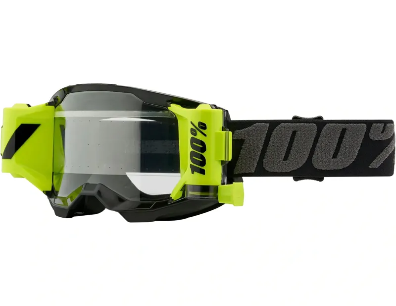 100% Strata 2 Forecast Goggles in Black / Clear