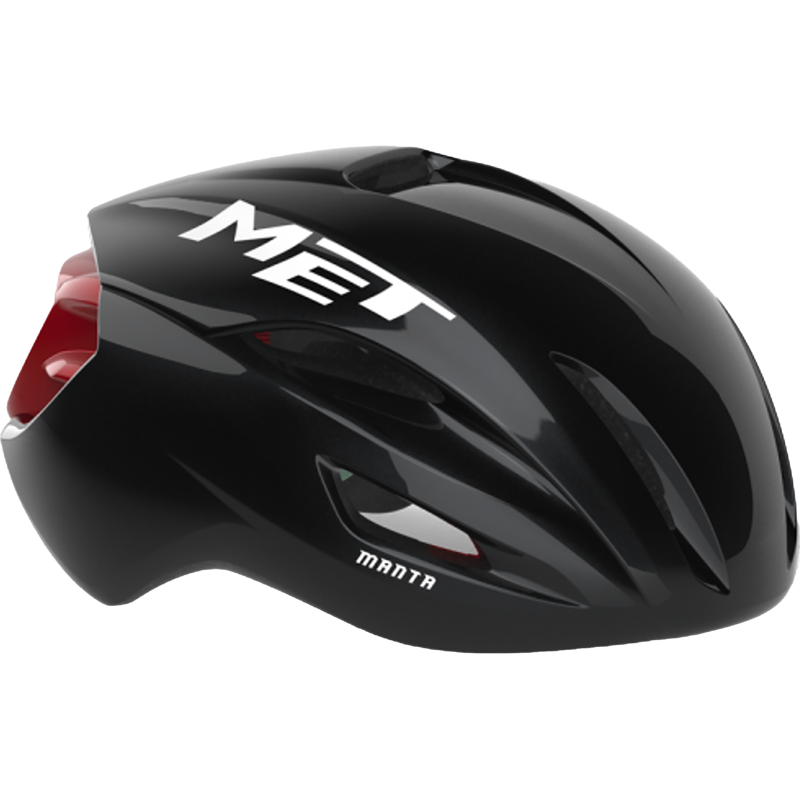 Balfes Bikes Met Helmet Manta MIPS Black Red Glossy | Free postage over £30, £10 off first order, price match & 0% finance.