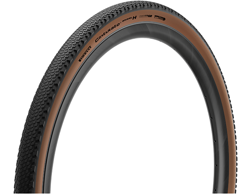 Pirelli Cinturato Gravel H High Performance 700c Tubeless Ready Tyre in Brown-1