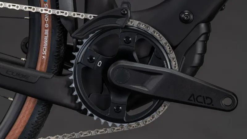 Cube Nuroad Hybrid C:62 EXC 400X FE Electric Gravel Bike 2026 in Blackline -3