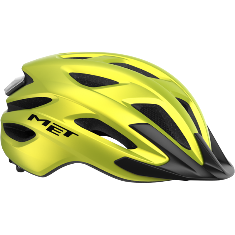 Balfes Bikes Met Helmet Crossover MIPS in Lime Yellow | Free postage over £30, £10 off first order, price match & 0% finance.