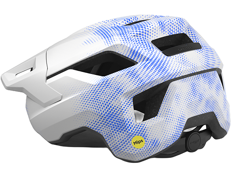 Met Shelter Youth MIPS Helmet 52-56cm in White/Blue-2