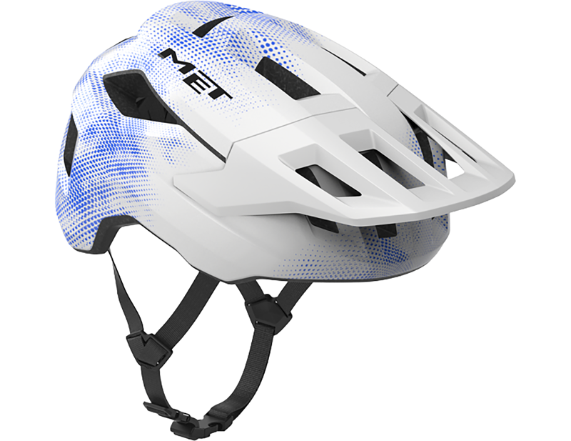 Met Shelter Youth MIPS Helmet 52-56cm in White/Blue-3