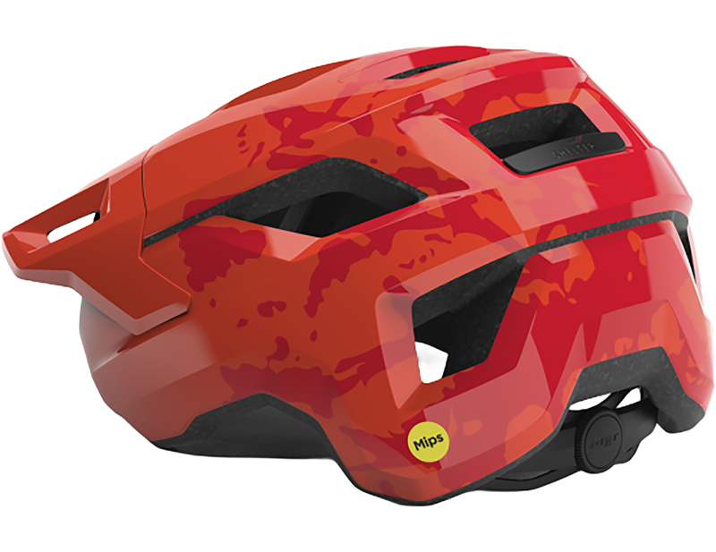 Met Shelter Youth MIPS Helmet 52-56cm in Red-1