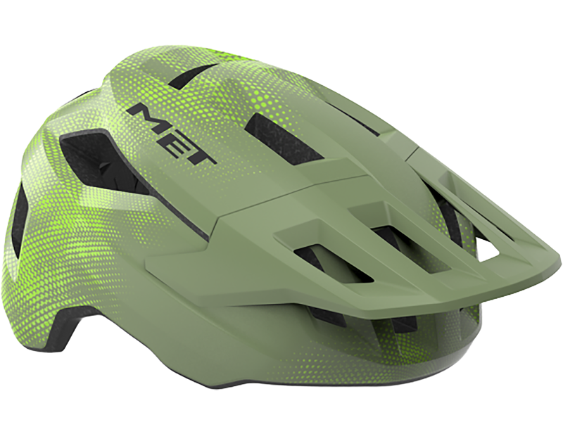 Met Shelter Youth Helmet 52-56cm in Lime Green