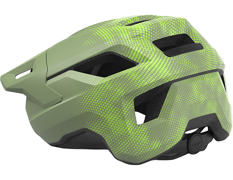 Met Shelter Youth Helmet 52-56cm in Lime Green-2