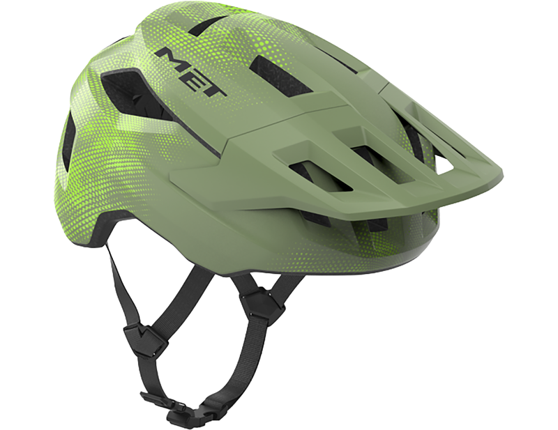 Met Shelter Youth Helmet 52-56cm in Lime Green-3