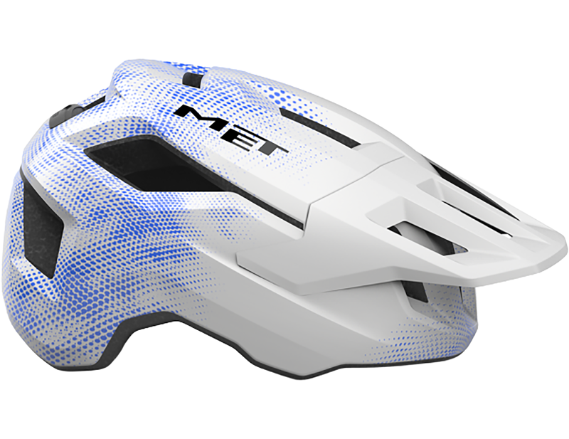 Met Shelter Youth Helmet 52-56cm in White/Blue-1