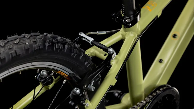 Cube Acid 200 20 inch Kids Bike 2026 in Light Olive/Orange-3