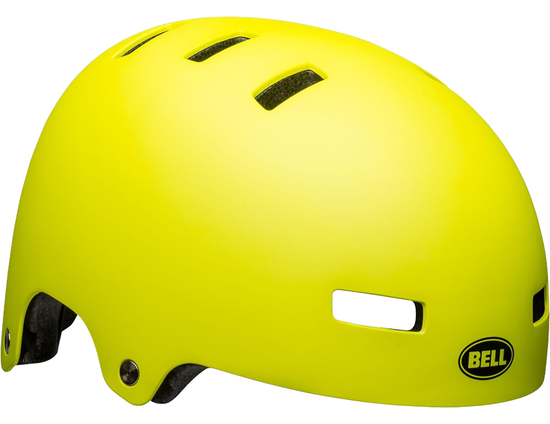 Bell Local BMX/Skate Helmet in Hi-Viz Yellow-2