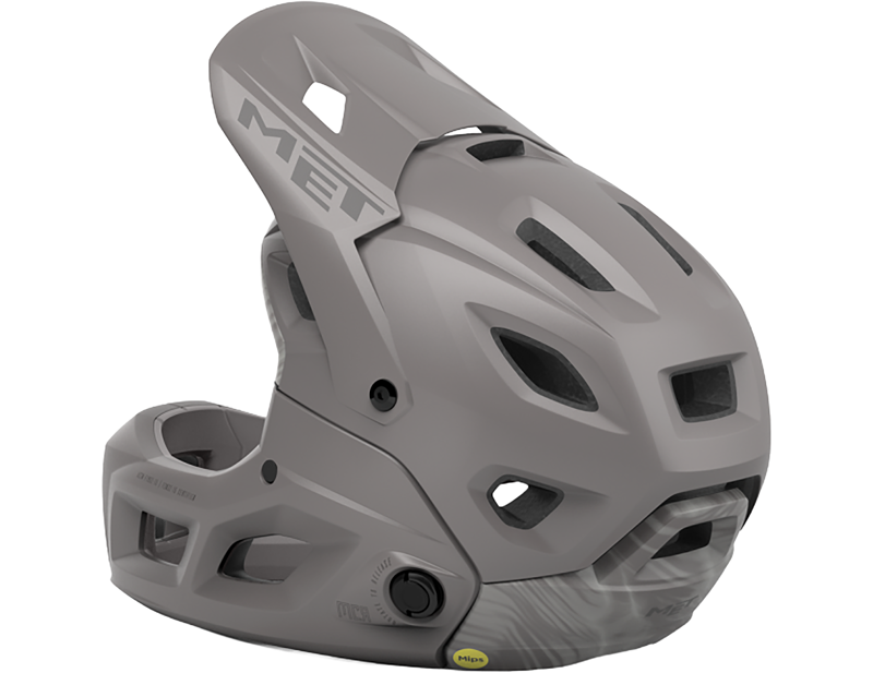 MET Parachute MCR MIPS Convertible Full-Face Helmet in Fossil Fern-2