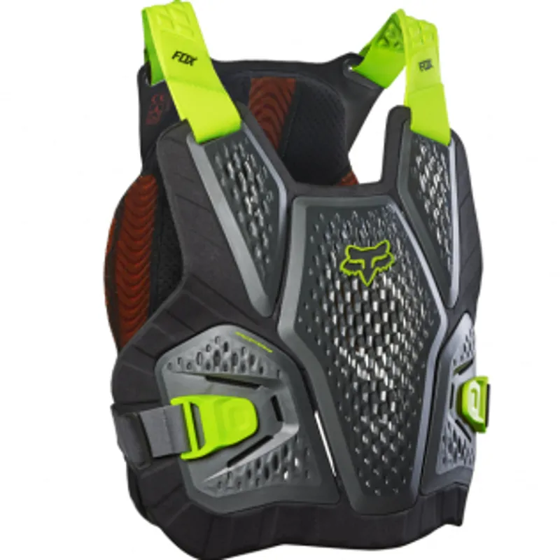 Fox Racing Raceframe Impact Soft Back CE Chest Guard in Shadow