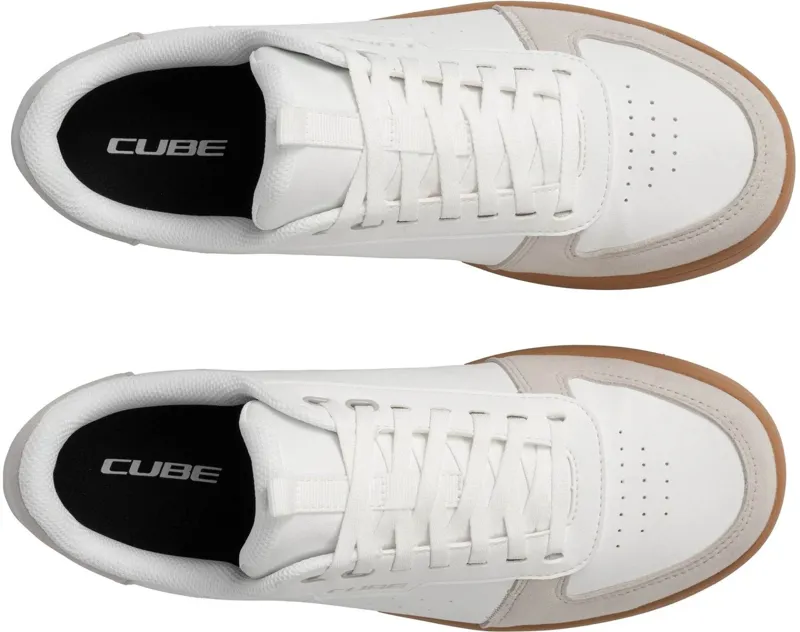 CUBE Maze Flat Pedal Shoes in White-3