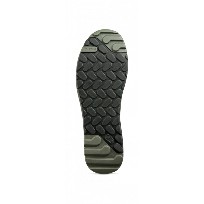 Crankbrothers Stamp Trail Speed Lace Seal Flat MTB Shoes in Dark Grey/Forest-3
