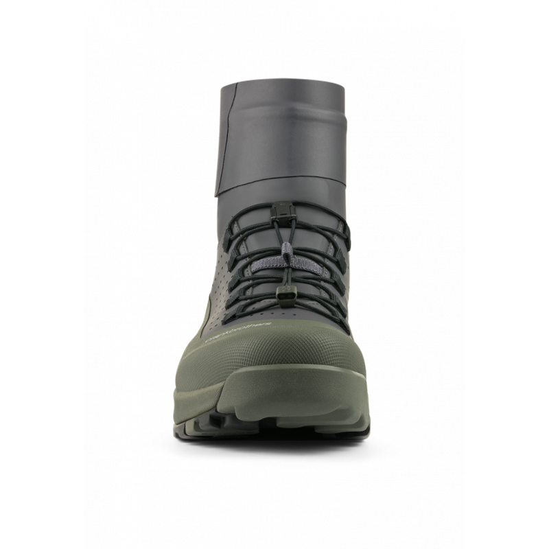 Crankbrothers Mallet Trail Speed Lace Seal SPD Shoes in Dark Grey/Forest-6