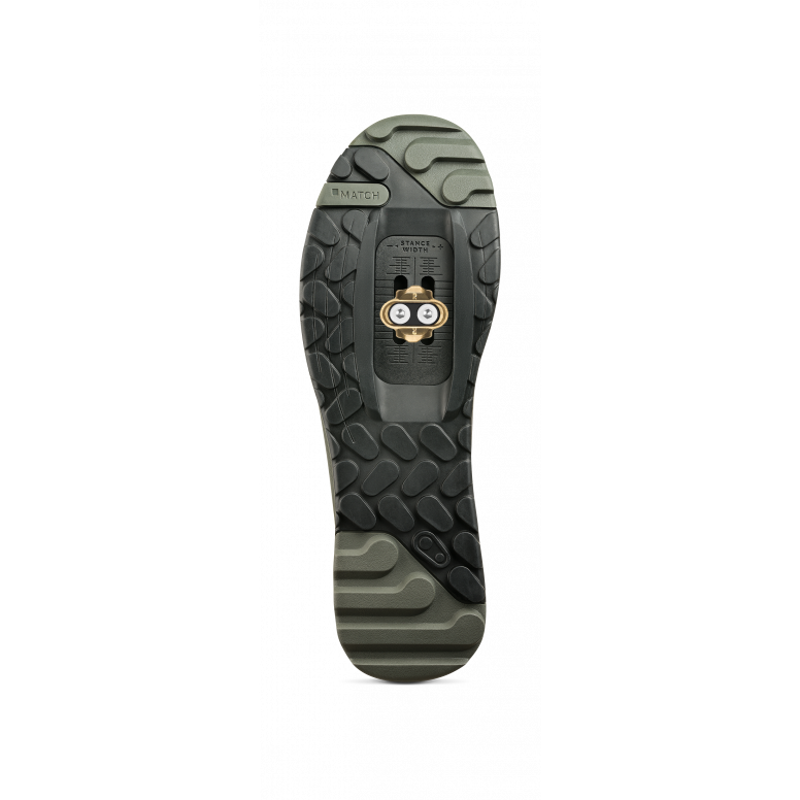 Crankbrothers Mallet Trail Speed Lace Seal SPD Shoes in Dark Grey/Forest-5