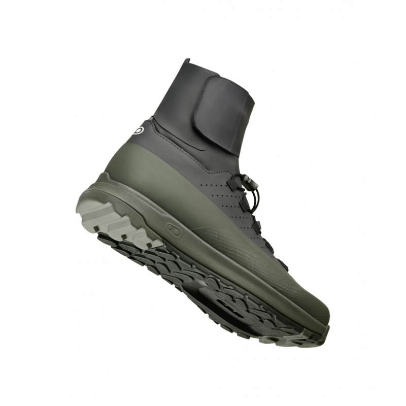 Crankbrothers Mallet Trail Speed Lace Seal SPD Shoes in Dark Grey/Forest-8