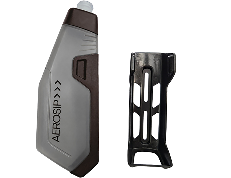 Aerosip Water Bottle and Cage in Transparent