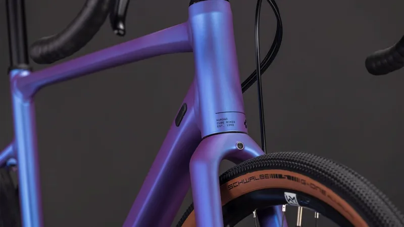 Cube Nuroad EX Gravel Bike 2026 in Blueiris/Lilac -5