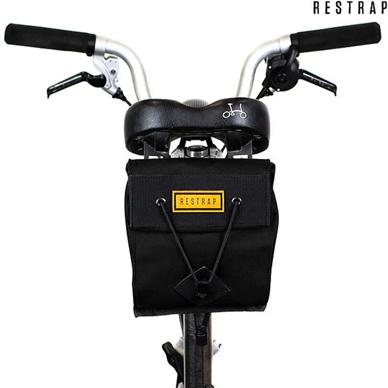 Restrap City Saddle Bag - Small in Black-2