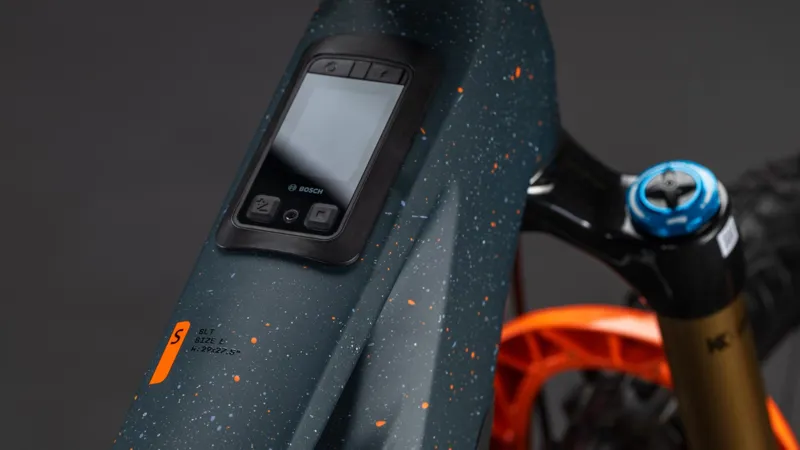 Cube Stereo Hybrid one77 HPC SLT 800 Full Suspension Electric Mountain Bike 2026 in Galaxy/Orange-2