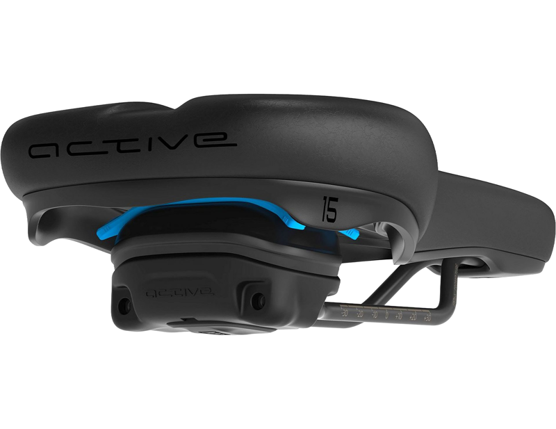 SQlab 602 M-D Active 2.1 Trekking Saddle in Black-3
