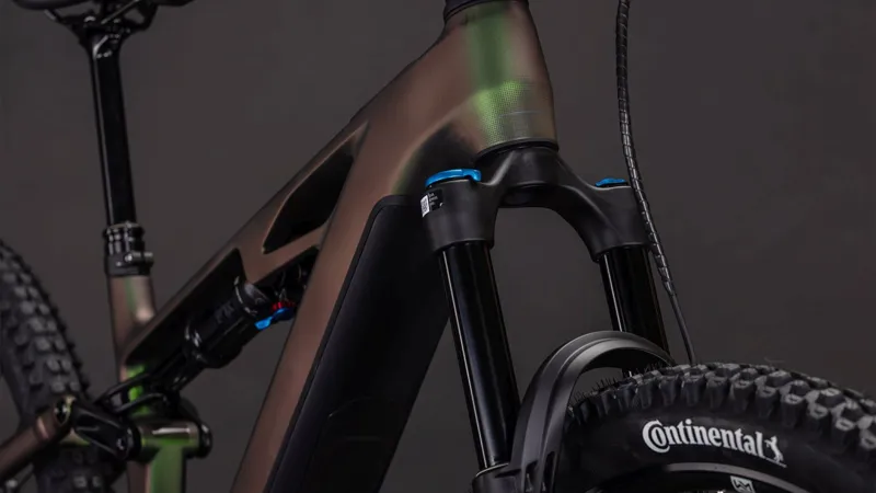 Cube Stereo Hybrid one44 Hpc Slx Evo 800 Electric Full Suspension Mountain Bike 2026 in Stellar/Grey-6