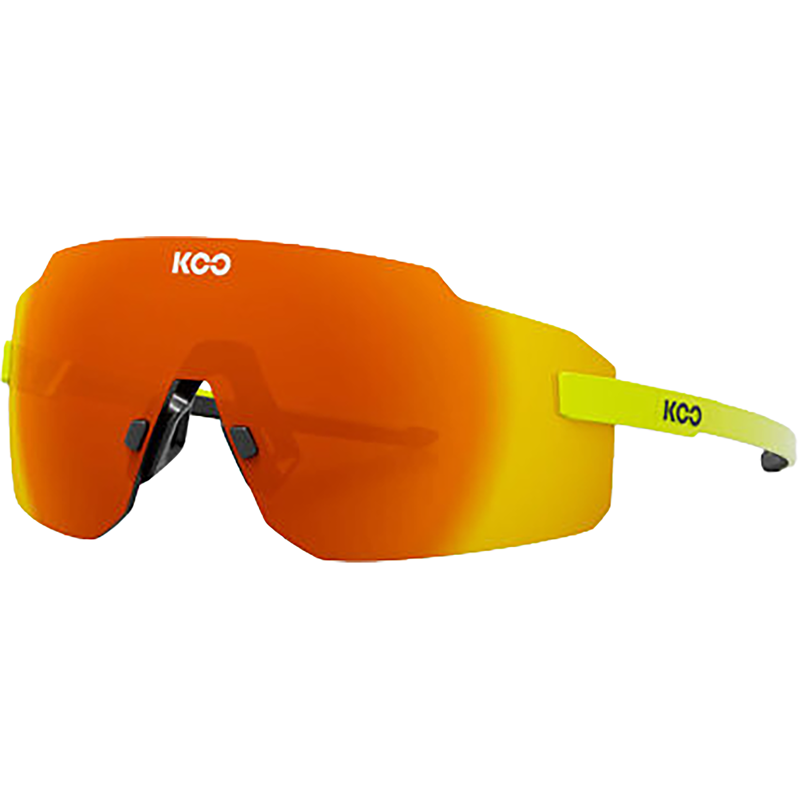 Balfes Bikes Koo Supernova Sunglasses in Yellow Fluo/Red Mirror | Free postage over £30, £10 off first order, price match & 0% finance.