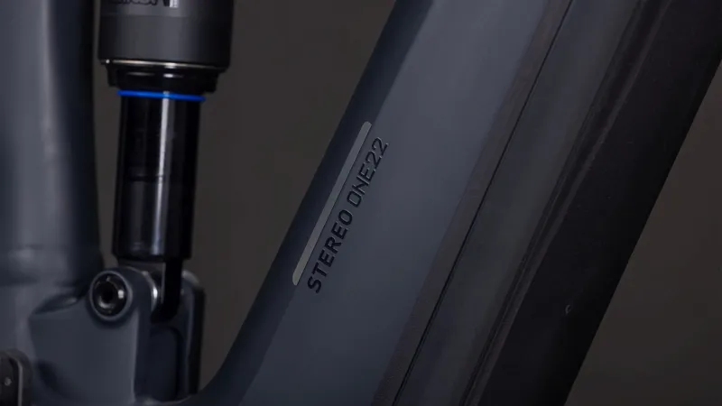 Cube Stereo Hybrid one22 Pro 600 Electric Full Suspension Mountain Bike 2026 in Night/Chrome-5