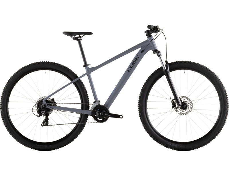 Cube Aim One Hardtail Mountain Bike 2026 in Smoke/Black