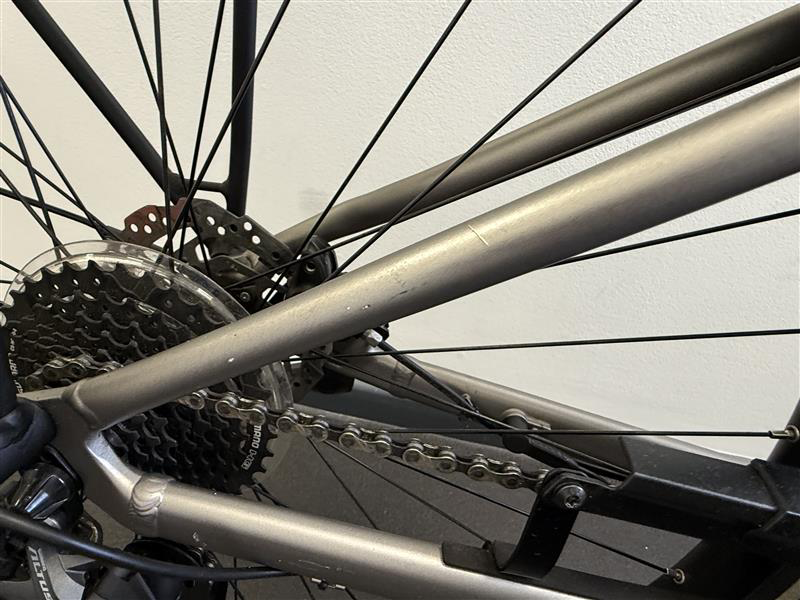 EX DEMO Trek Verve+ 2 Lowstep 500wh Electric Hybrid Bike Size X-Small 2025 in Grey-7