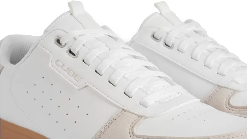 CUBE Maze Flat Pedal Shoes in White-6