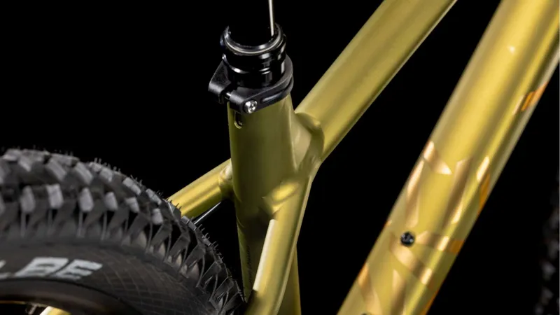 Cube Reaction TM One Hardtail Mountain Bike 2025 in Goldenlime/Black-3