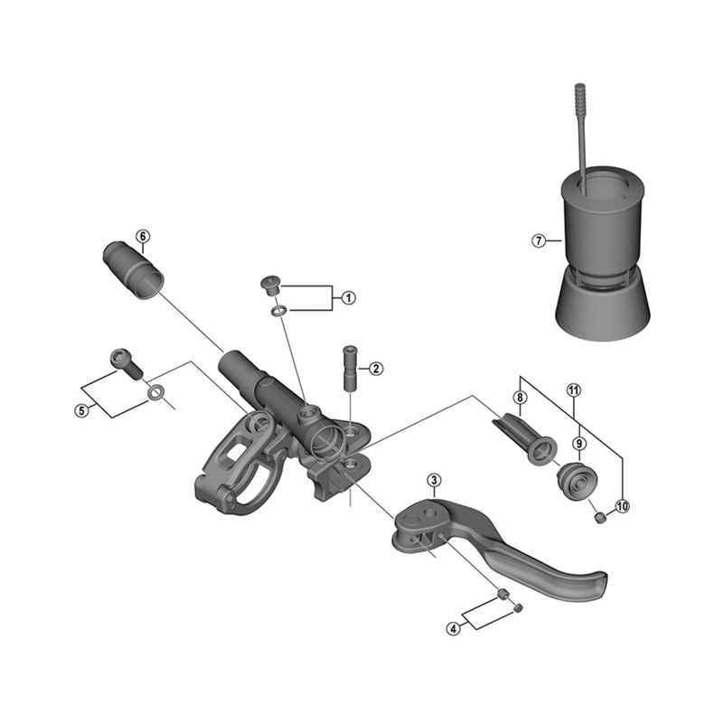 Balfes Bikes Shimano BL-M987 bleed screw and O-ring | Free postage over £30, £10 off first order, price match & 0% finance.